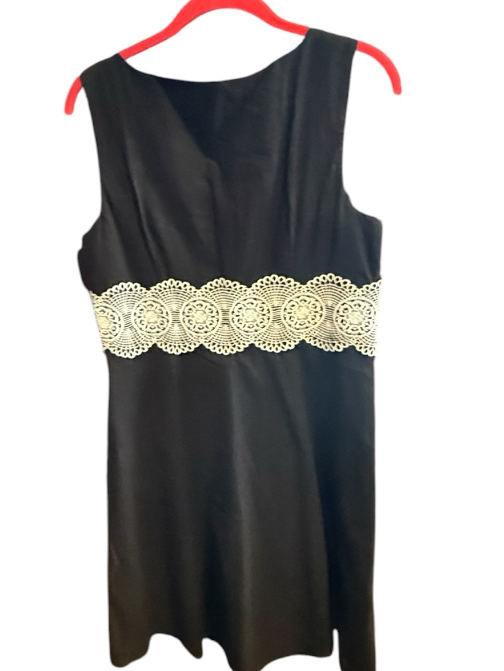 LOFT Petite Black Top with White Tags